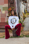 Peace Flower Rexford Sweater - Life Clothing Co