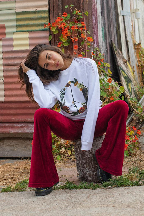 Peace Flower Rexford Sweater - Life Clothing Co