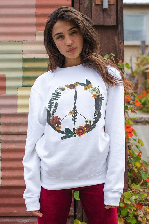Peace Flower Rexford Sweater - Life Clothing Co