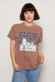Peanuts Slow Down Tee - Life Clothing Co