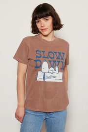 Peanuts Slow Down Tee - Life Clothing Co