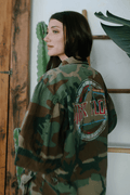 Pin kFloyd Authentic Vintage Camo Army Jacket - Life Clothing Co