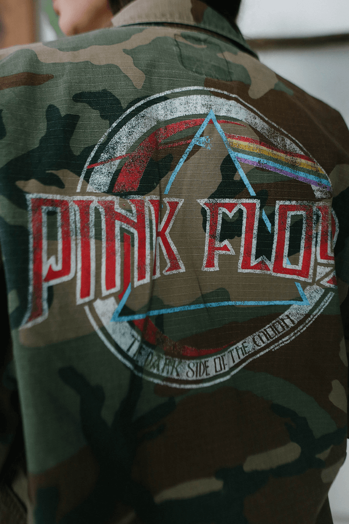 Pin kFloyd Authentic Vintage Camo Army Jacket - Life Clothing Co