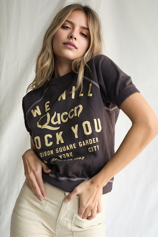 Queen We Will Rock You Raglan