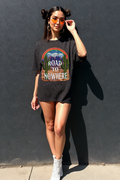Road To Nowhere Leopard Tee