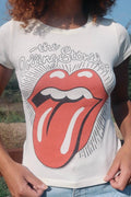 Rolling Stones Ruby Tuesday Baby Tee - Life Clothing Co