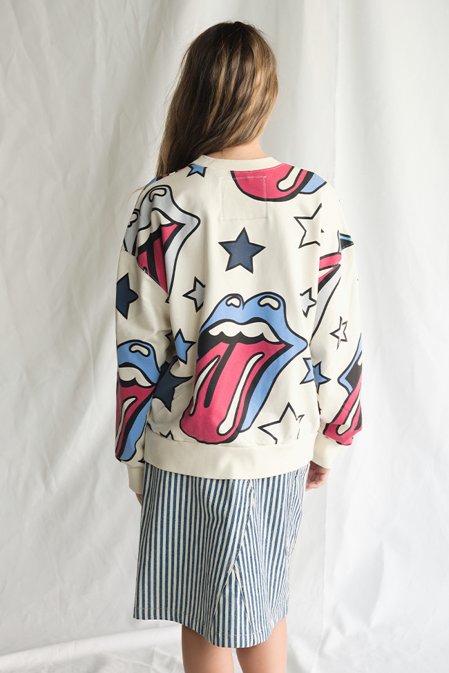 Rolling Stones Star & Tongue Sweatshirt