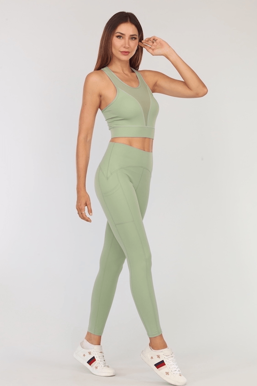 Skies High-Waisted Leggings - Life Clothing Co