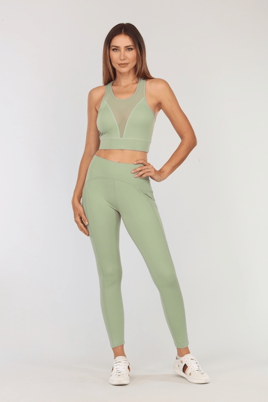 Skies High-Waisted Leggings - Life Clothing Co