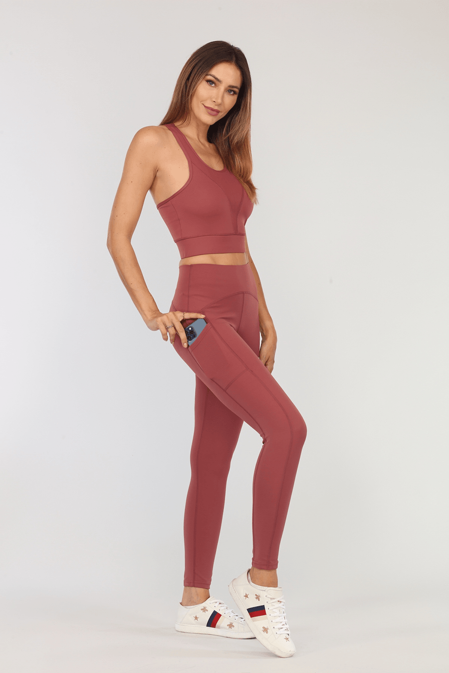 Skies High-Waisted Leggings - Life Clothing Co