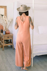 Red Sunset Jumpsuit - Life Clothing Co