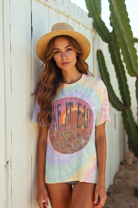 Take It Easy Tie-Dye Tee