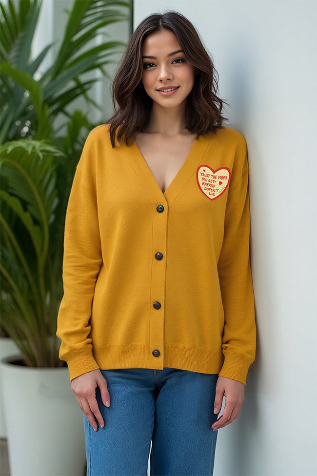 Trust The Vibes Knit Cardigan