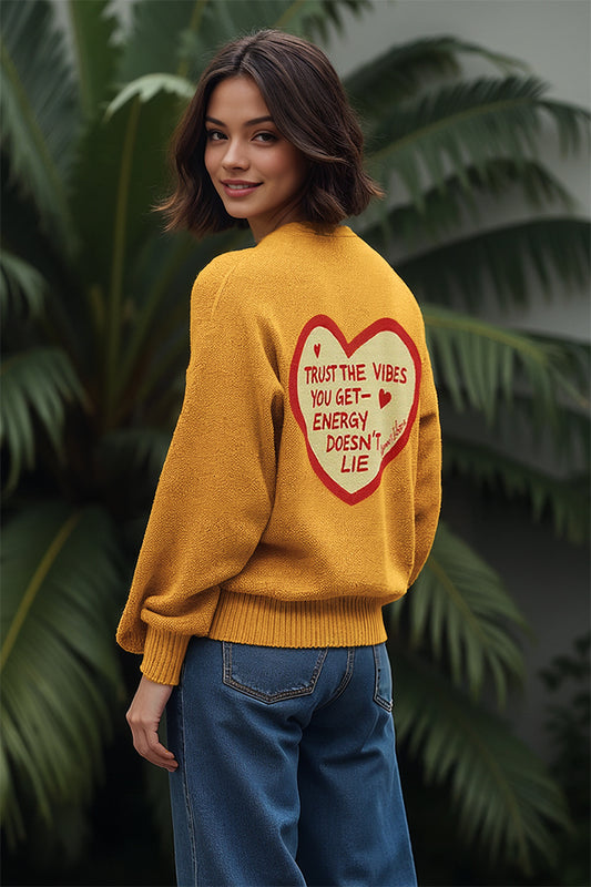 Trust The Vibes Knit Cardigan