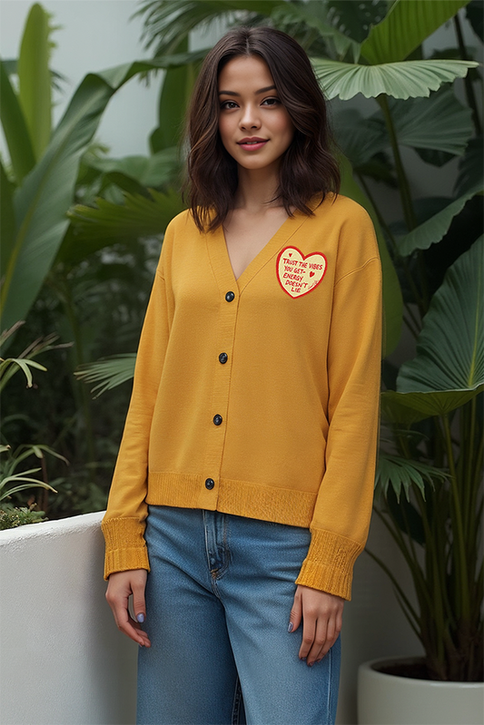 Trust The Vibes Knit Cardigan
