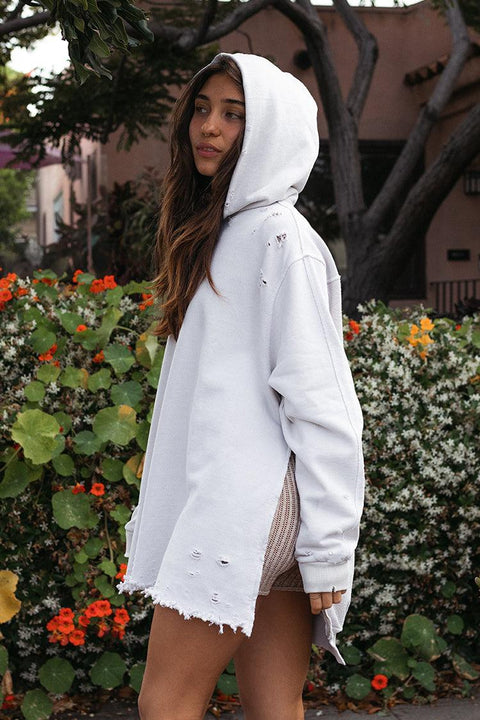 Clementine Ivory Hoodie - Life Clothing Co