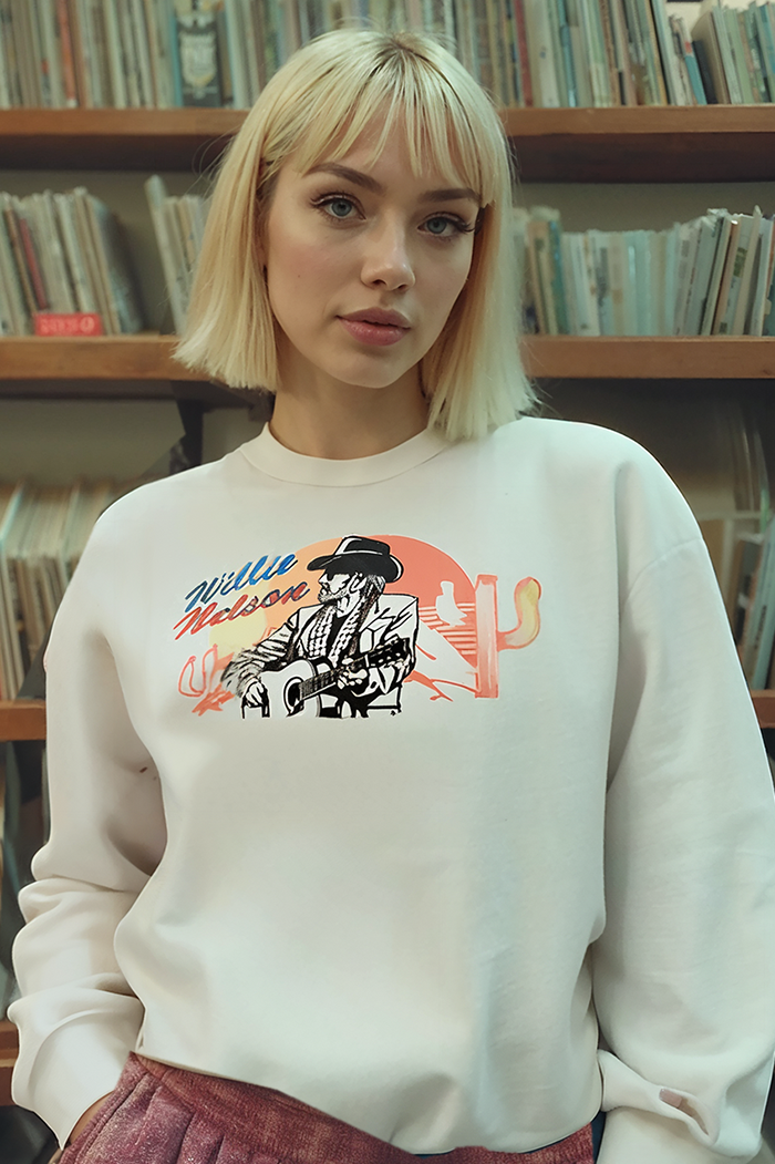 Willie Nelson Cactus Sweatshirt