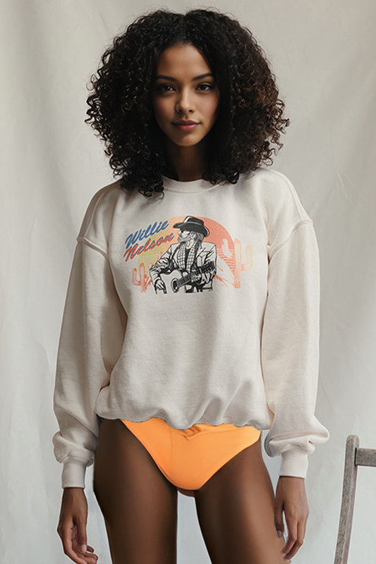 Willie Nelson Cactus Sweatshirt