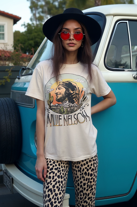 Willie Nelson Riders in the Sky Tee