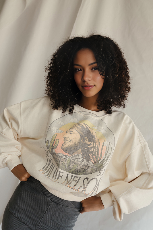Willie Nelson Sunset Sweatshirt
