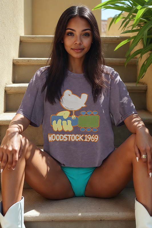 Woodstock 1969 Crop Tee
