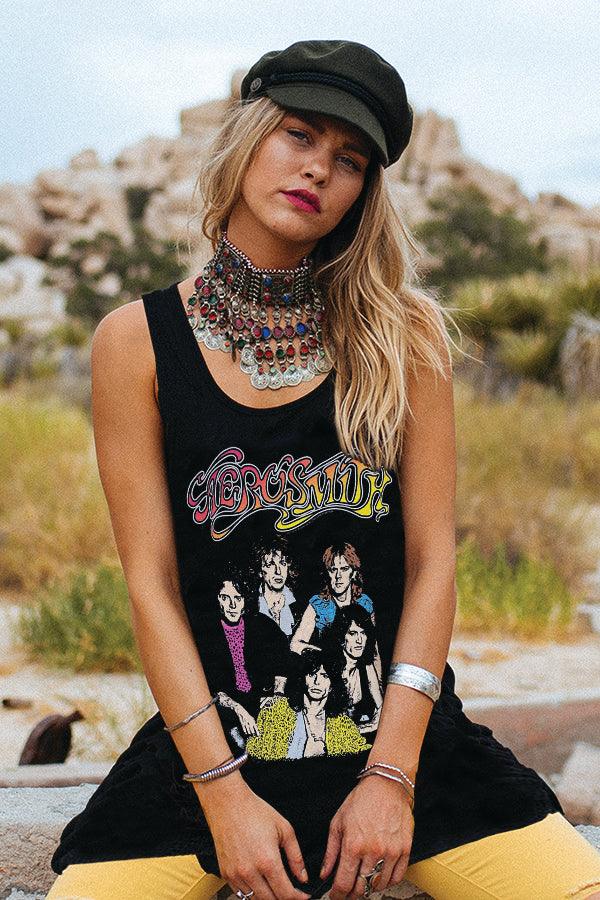 Aerosmith Tank Dress - Life Clothing Co