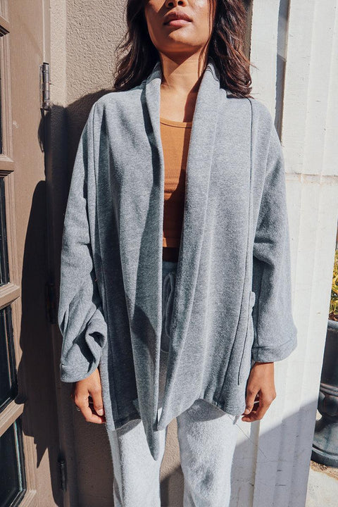 Grey Rumi Cardigan - Life Clothing Co