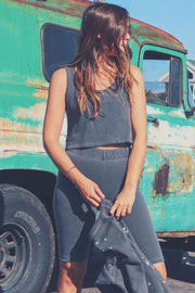 Black Happiness Shorts - Life Clothing Co