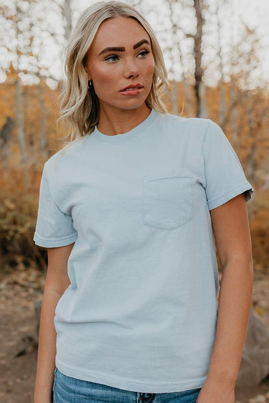 Blue Faded Freedom Tee - Life Clothing Co