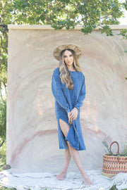 Blue Taylor Dress - Life Clothing Co