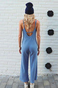 Blue Happy Jumpsuit - Life Clothing Co