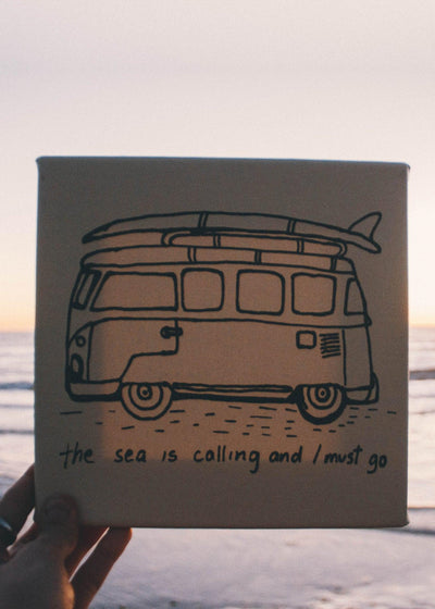 Yellow Sea Is Calling Art Canvas - Life Clothing Co