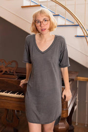 Charcoal Daydream V-Neck - Life Clothing Co