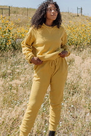 Waffle Sunflower Jogger Pants - Life Clothing Co