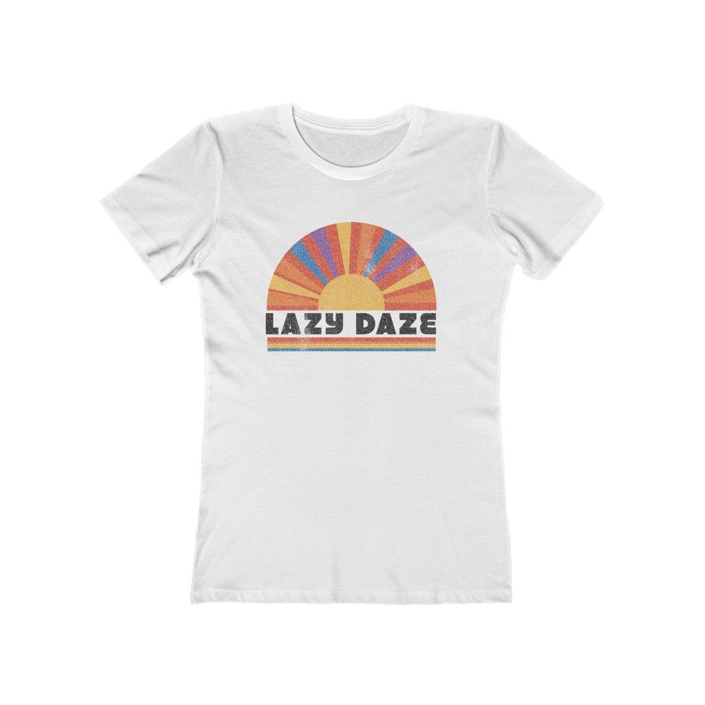 Lazy Daze Curvy Boyfriend Tee - Life Clothing Co