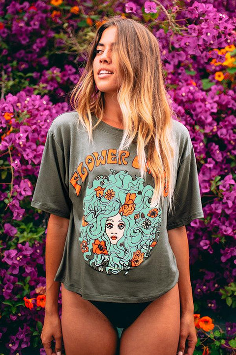 Flower Child Eden Tee - Life Clothing Co