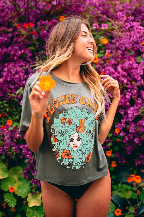 Flower Child Eden Tee - Life Clothing Co