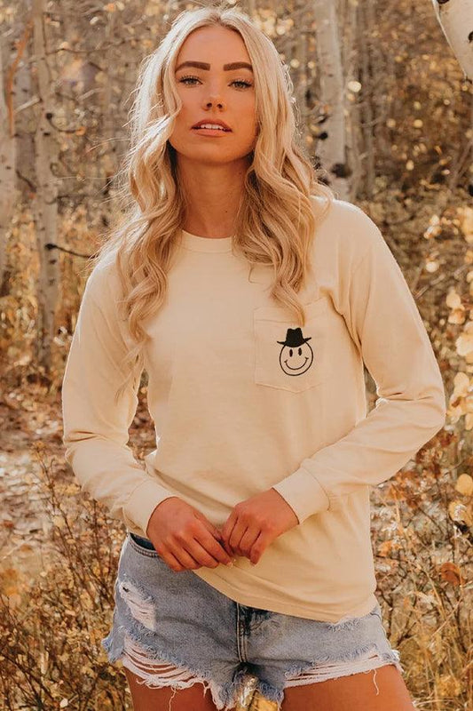 Happy Cowboy Long Sleeve - Life Clothing Co