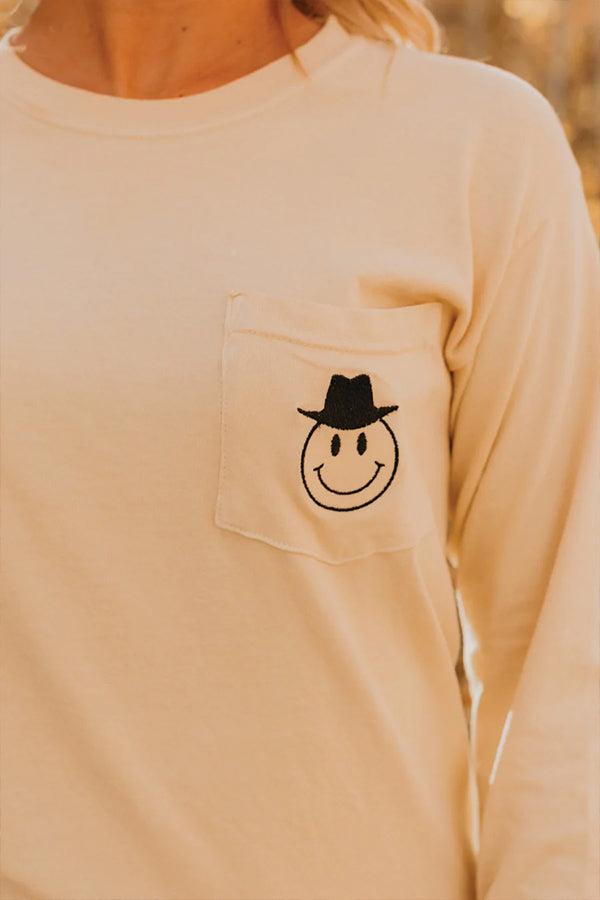 Happy Cowboy Long Sleeve - Life Clothing Co