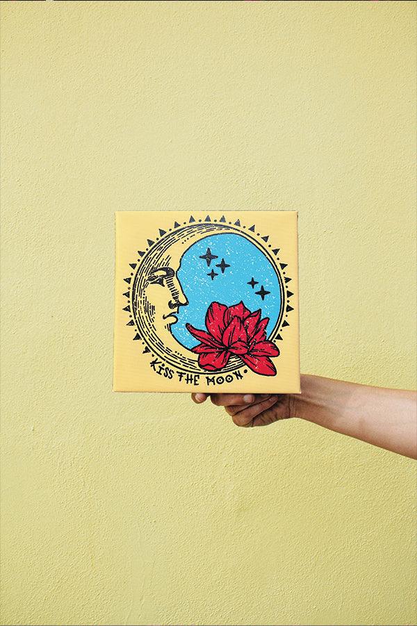 Moon Kissed Art Canvas - Life Clothing Co