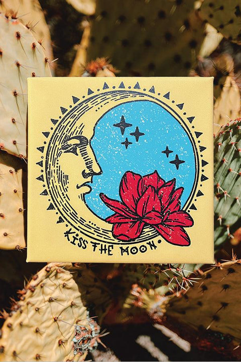 Moon Kissed Art Canvas - Life Clothing Co