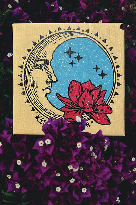 Moon Kissed Art Canvas - Life Clothing Co