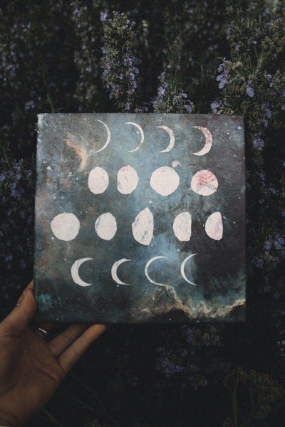 The Phases of the Moon Art Canvas - Life Clothing Co