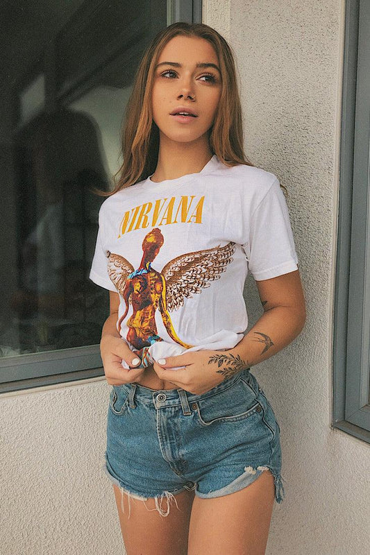 Nirvana In Utero Vintage Tee - Life Clothing Co