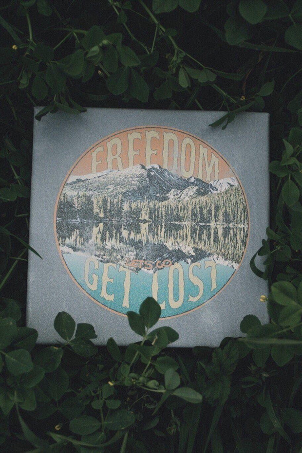 Get Lost Freedom Art Canvas - Life Clothing Co