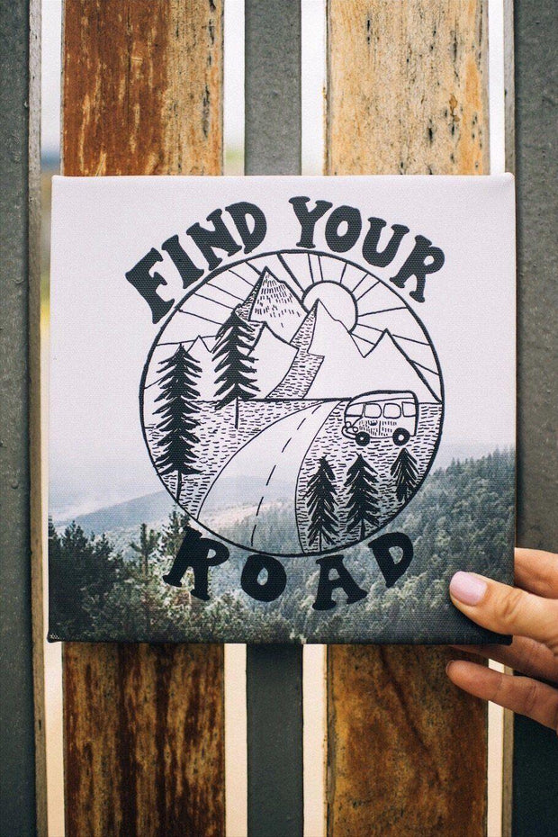 Find Your Road Art Canvas - Life Clothing Co