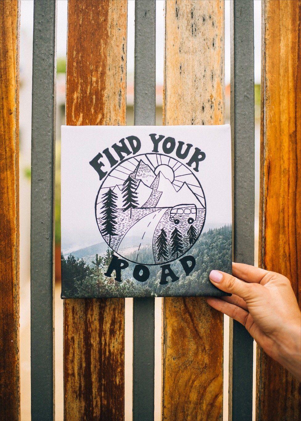 Find Your Road Art Canvas - Life Clothing Co