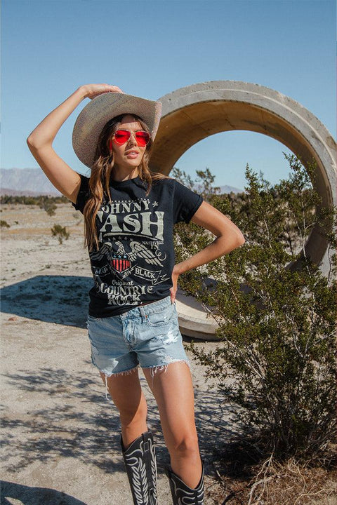 Johnny Cash Country Vintage Tee - Life Clothing Co