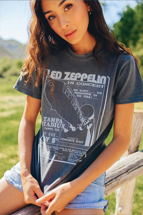 Led Zeppelin 1973 Concert Tee - Life Clothing Co