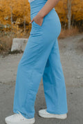 Isabelle Blue Comfy Pant - Life Clothing Co